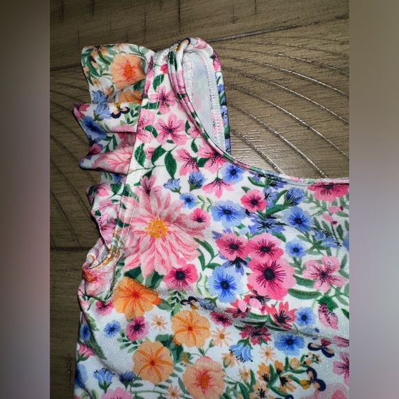 H&M Floral Bathing Suit 12-18m NWOT - Picture 3 of 5